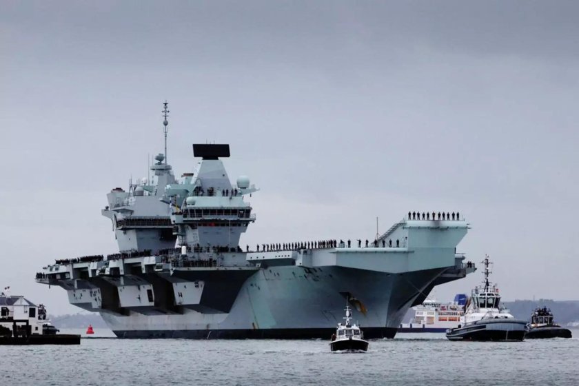 Британский авианосец «принц Уэльский»