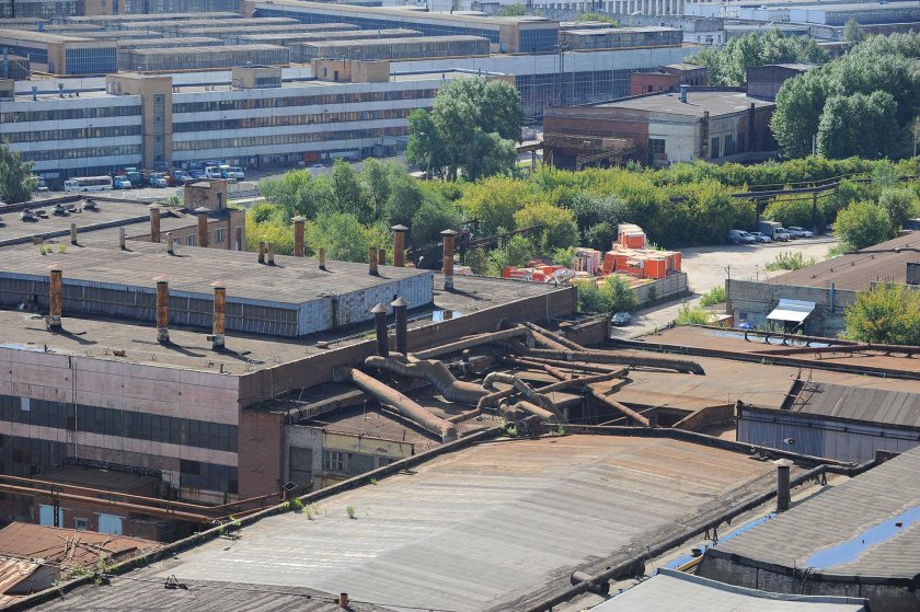 Территория завода ЗИЛ В Москве сейчас