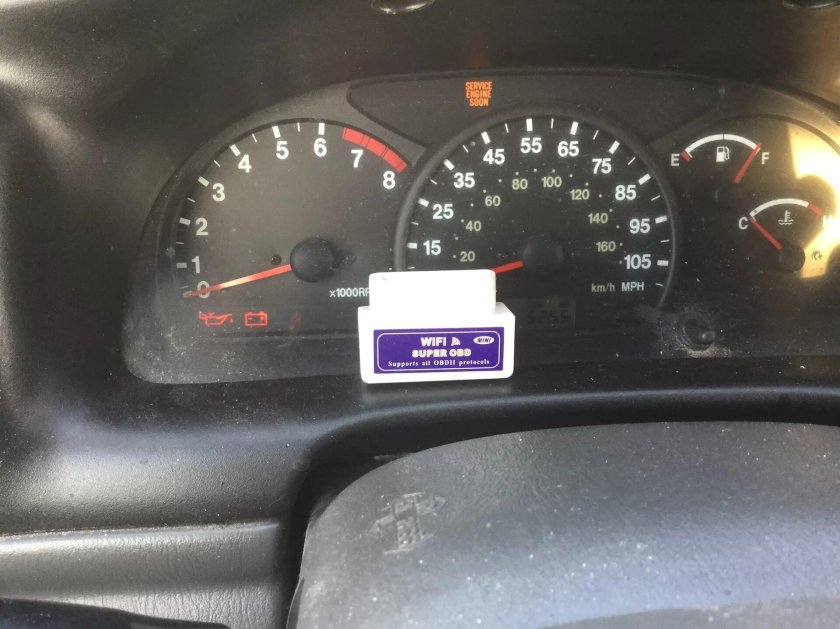 Сузуки Витара 1999 приборная панель чек