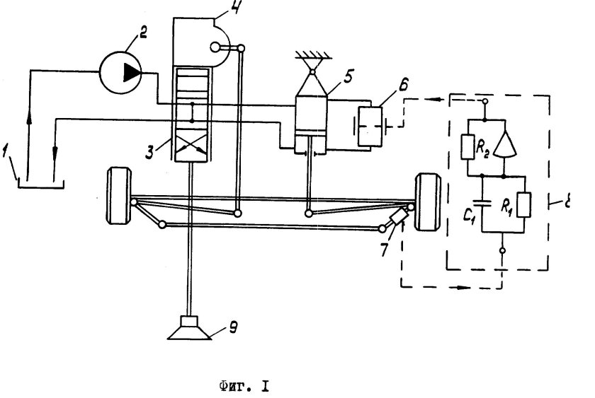 Схема электрогидравлического рулевого привода
