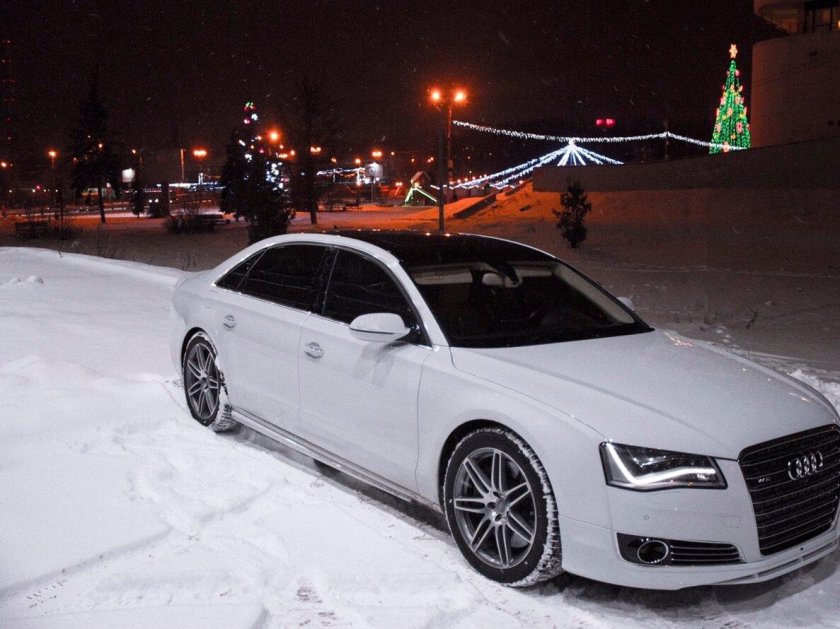 Ауди а8 белая