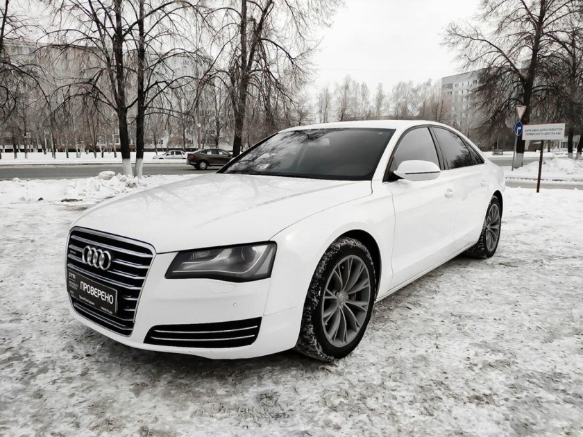 Ауди а8 белая