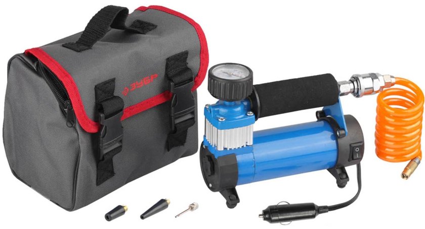 Компрессор автомобильный ЗУБР