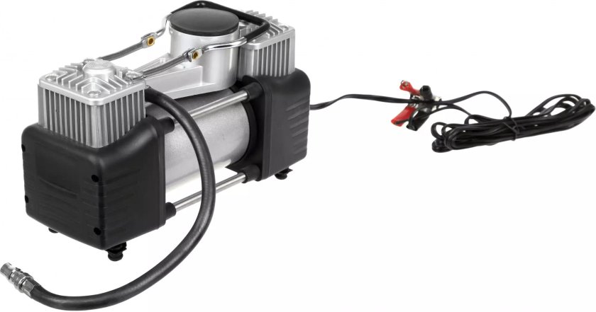 Компрессор двухпоршневой автомобильный 12в