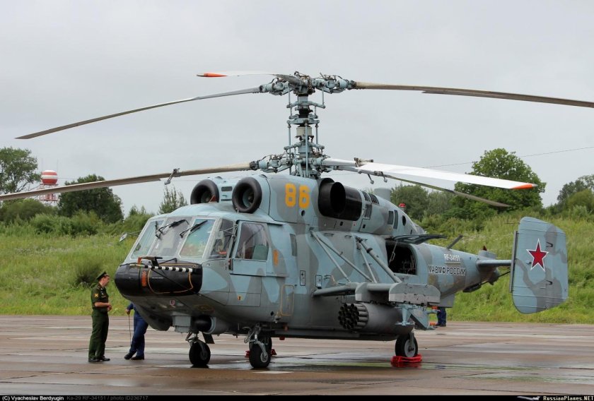 Вертолёт ка-29 ВМФ России