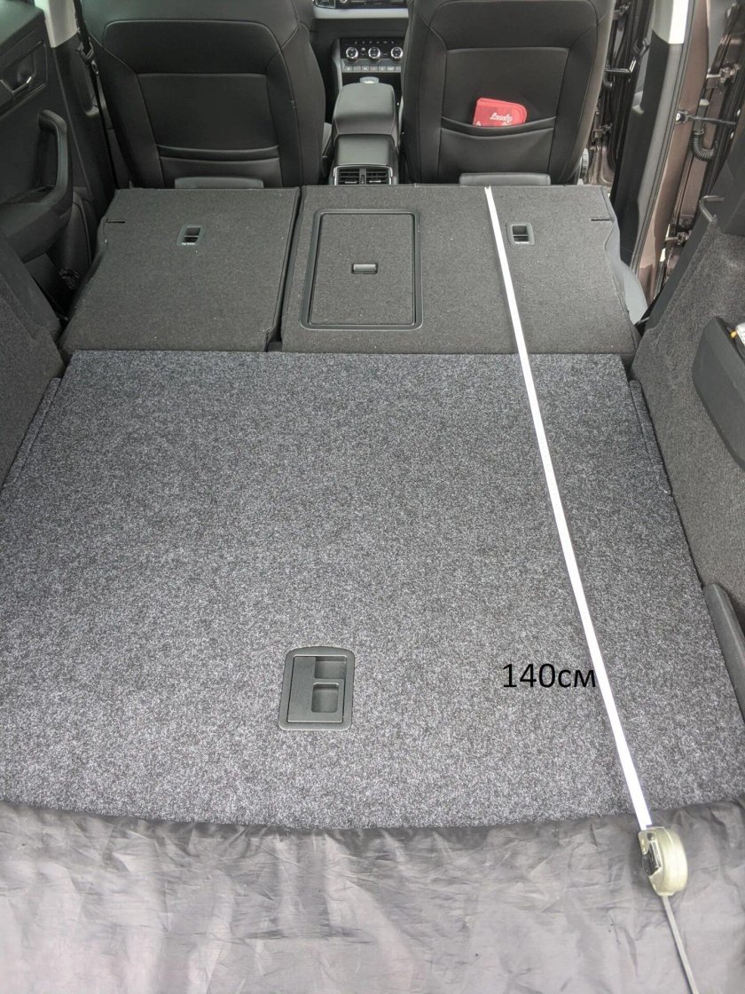 Габариты багажника Шкода Карок