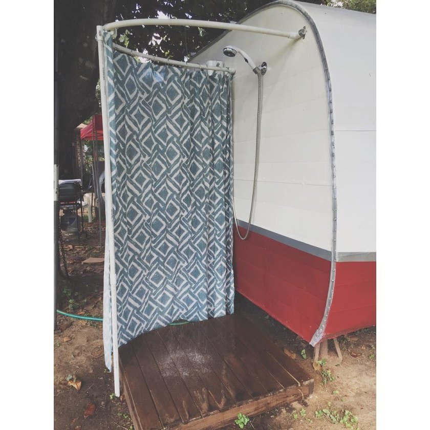 Летний душ для кемпинга