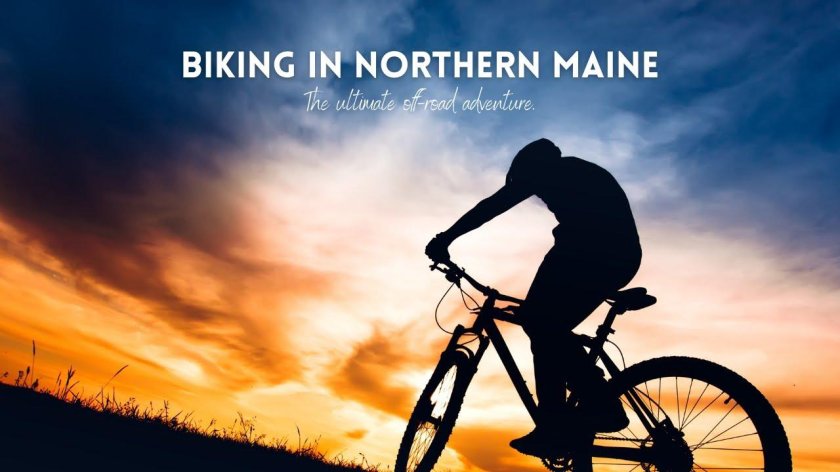 Велосипедист на закате