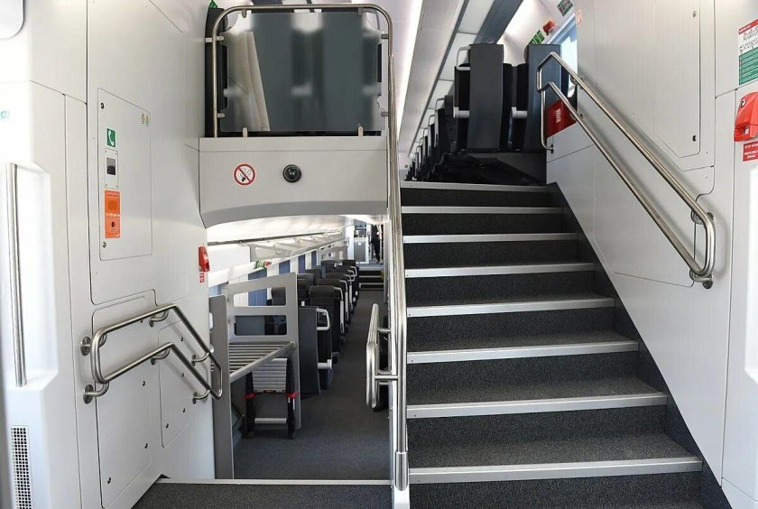 2х этажные поезда РЖД