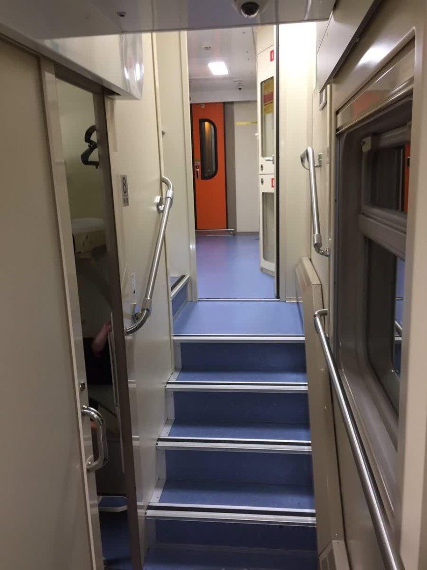 Двухэтажный вагон РЖД купе