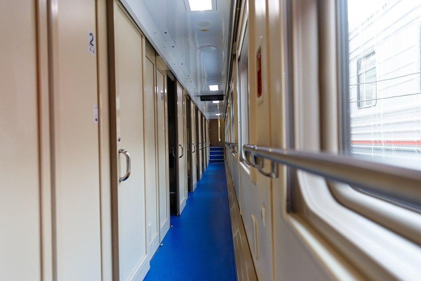 Двухэтажный вагон РЖД купе