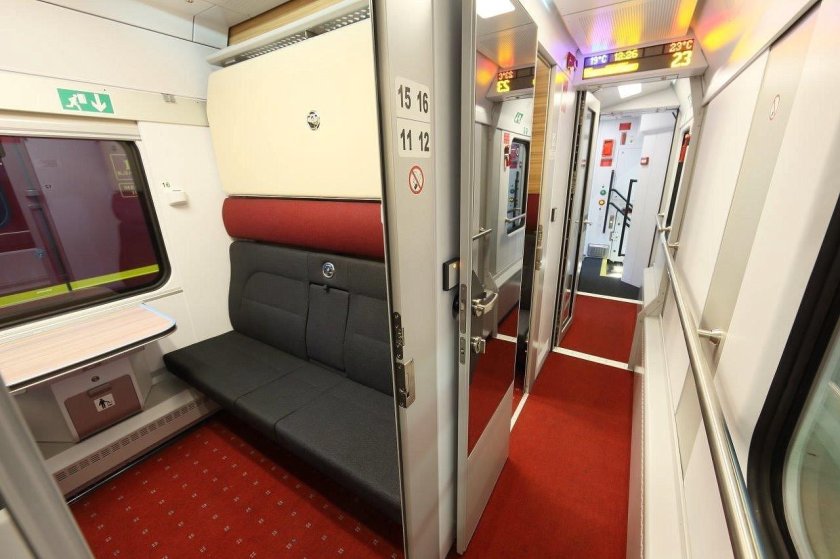 Двухэтажный вагон РЖД купе