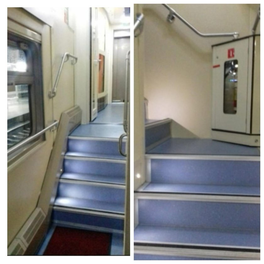 Двухэтажный вагон РЖД купе