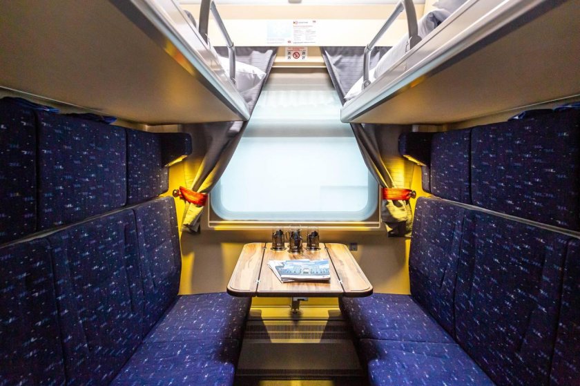 Двухэтажный вагон РЖД купе