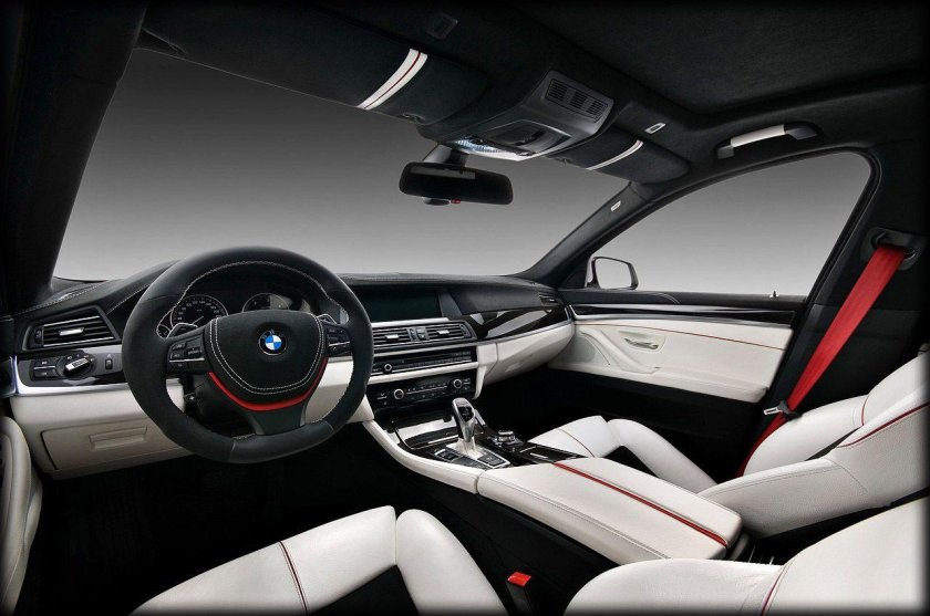 BMW 5 f10 салон