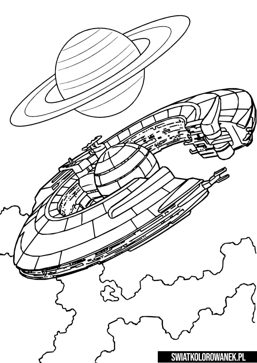 Раскраска Звездные войны корабли