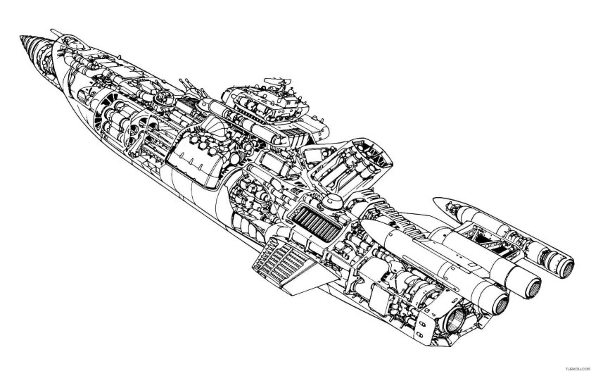 Раскраска космические корабли