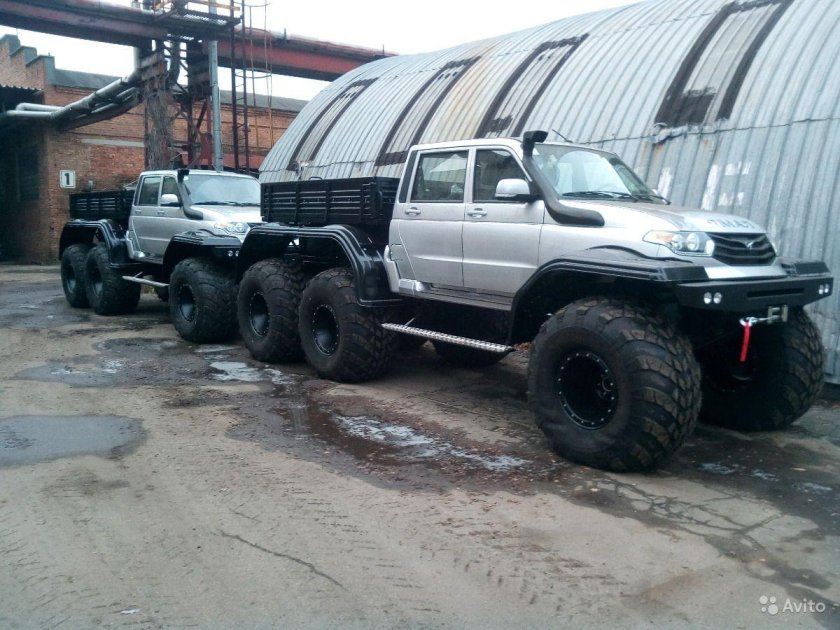 УАЗ Ямал 6х6 трансмиссия