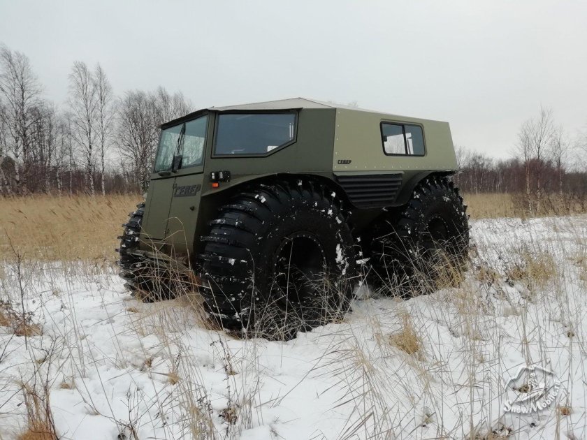 Бортоповоротный вездеход Север