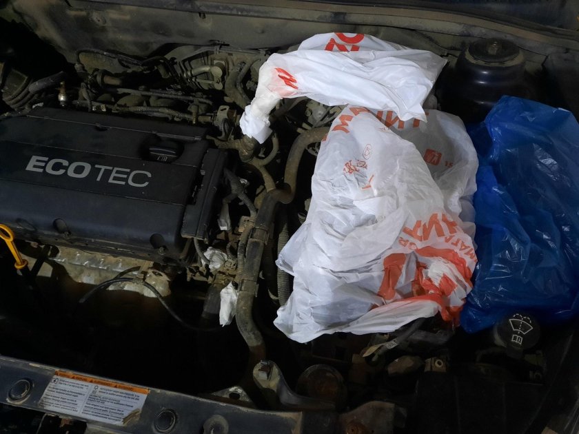 Мойка подкапотки Шевроле Круз