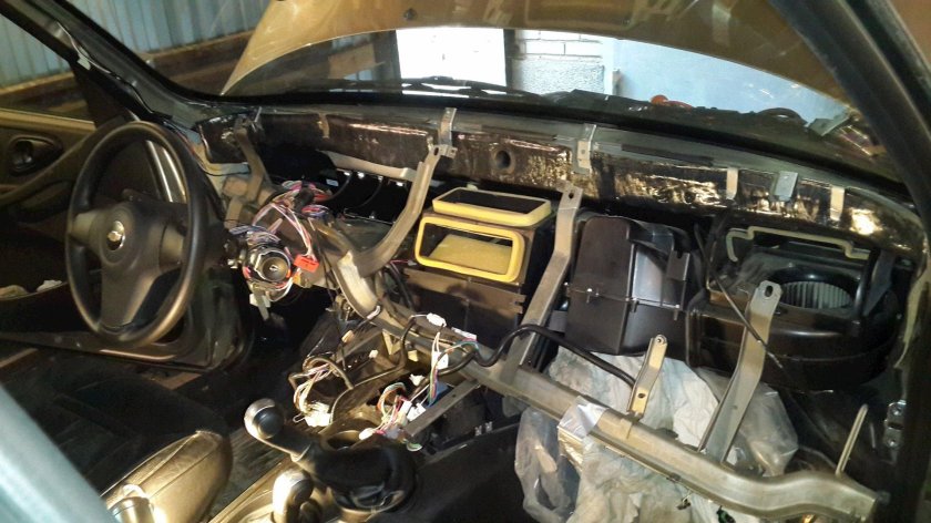 Радиатор печки Шеви Нива