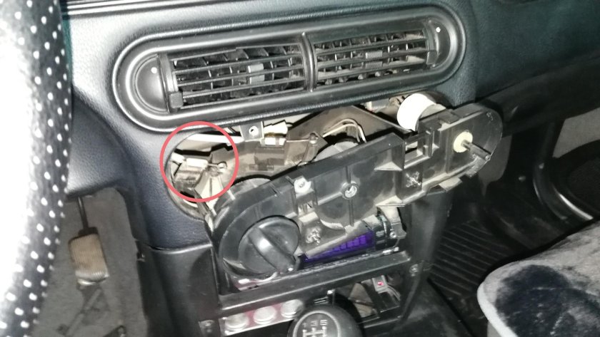 Шевроле Нива трос печки печки