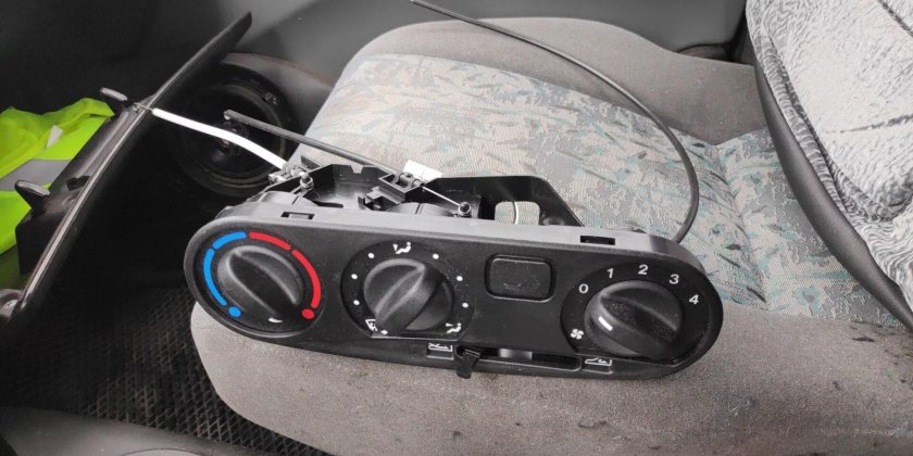 Блок управления печкой Нива Шевроле