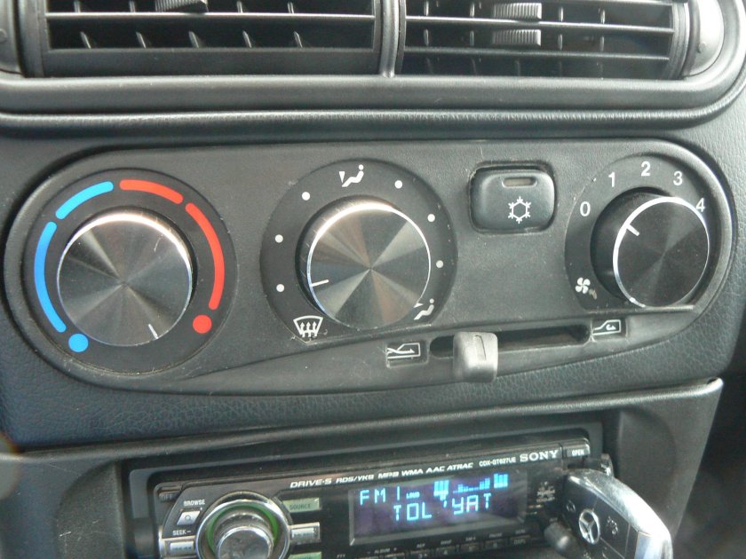 Блок управления отопителя 2123