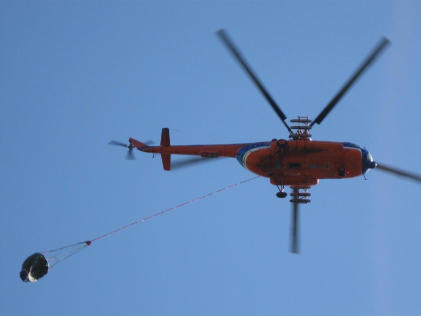 Вертолет в панике