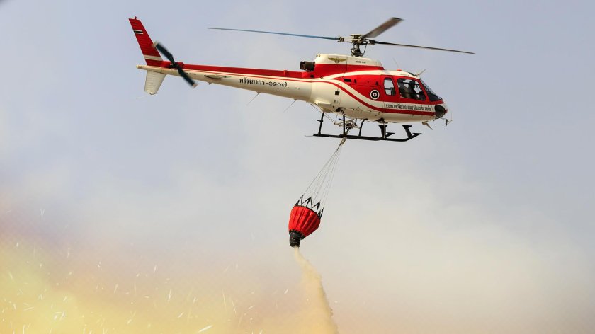 Вертолет "пожарный"