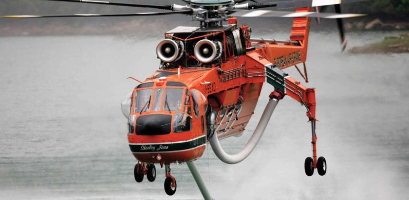 Вертолёт-кран Sikorsky s-64