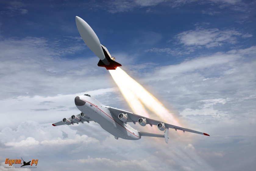 Воздушный старт АН-225 «Мрия»
