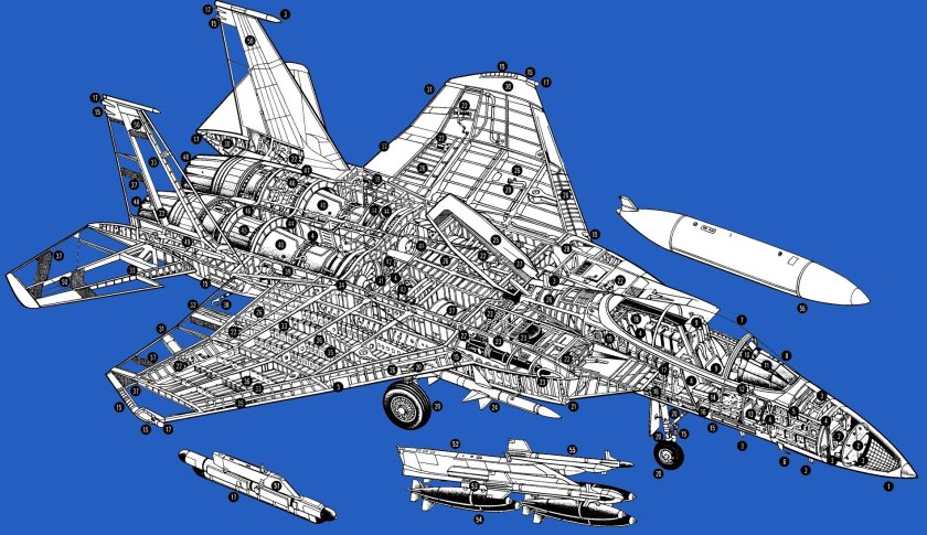 Пилон самолета