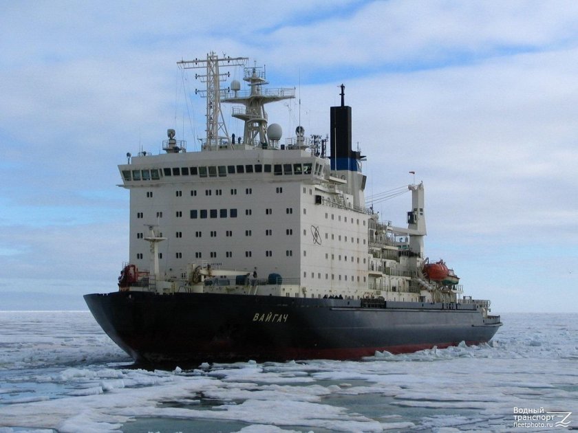 Вайгач атомный ледокол