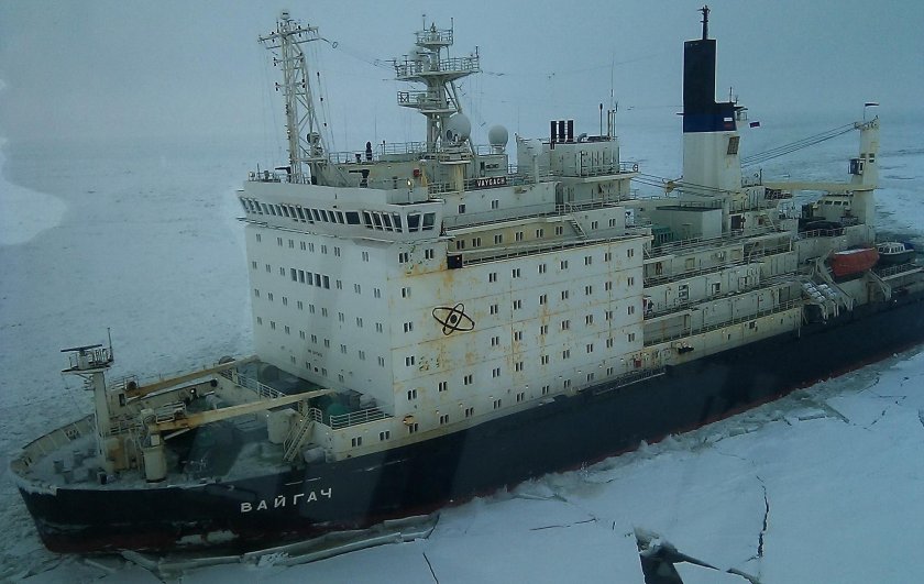 Вайгач атомный ледокол