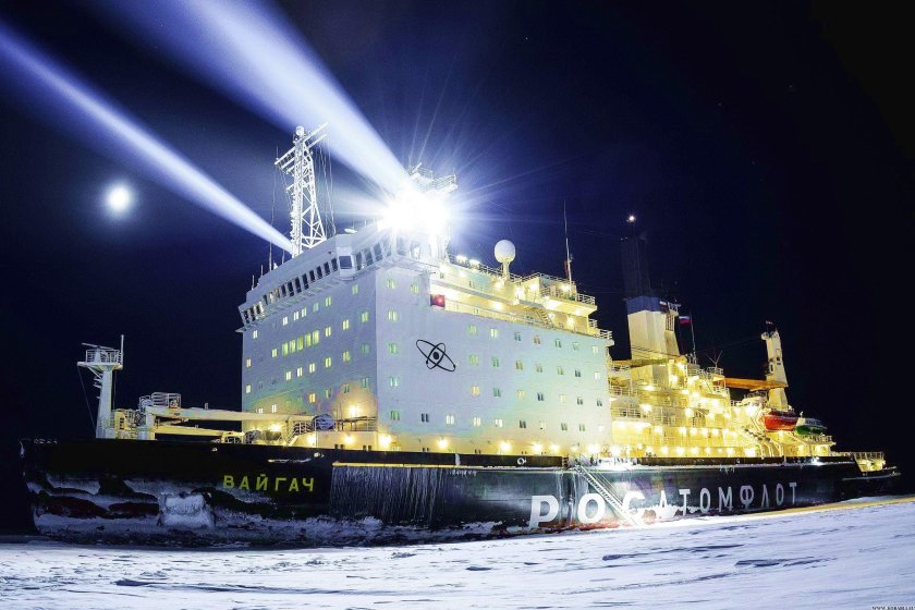 Вайгач атомный ледокол