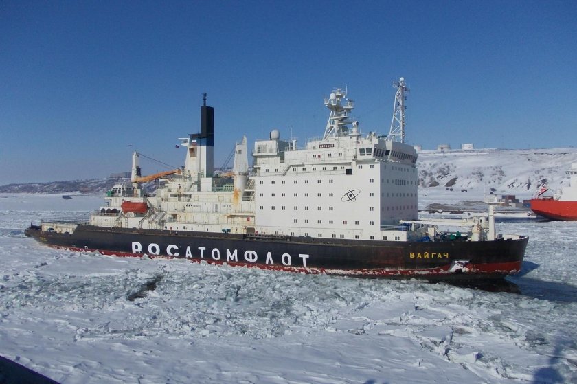 Вайгач атомный ледокол