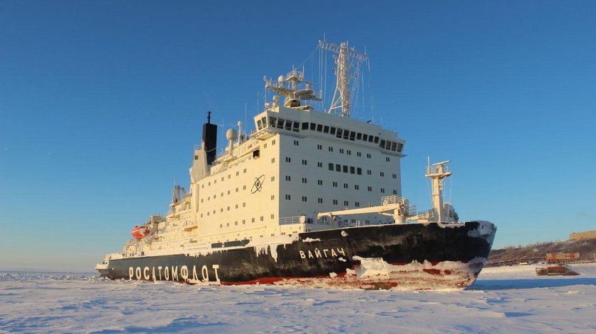 Вайгач атомный ледокол