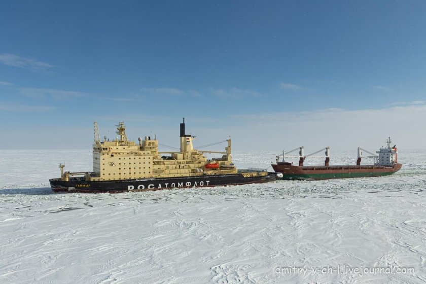 Вайгач атомный ледокол