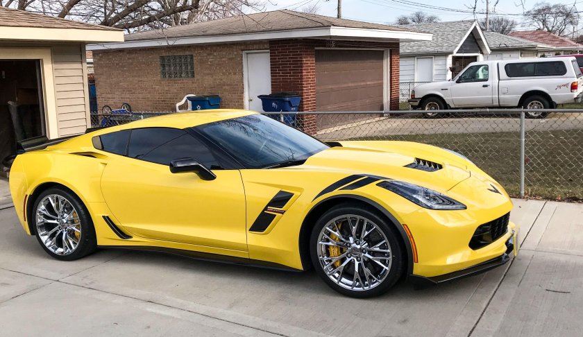 Chevrolet Corvette Yellow