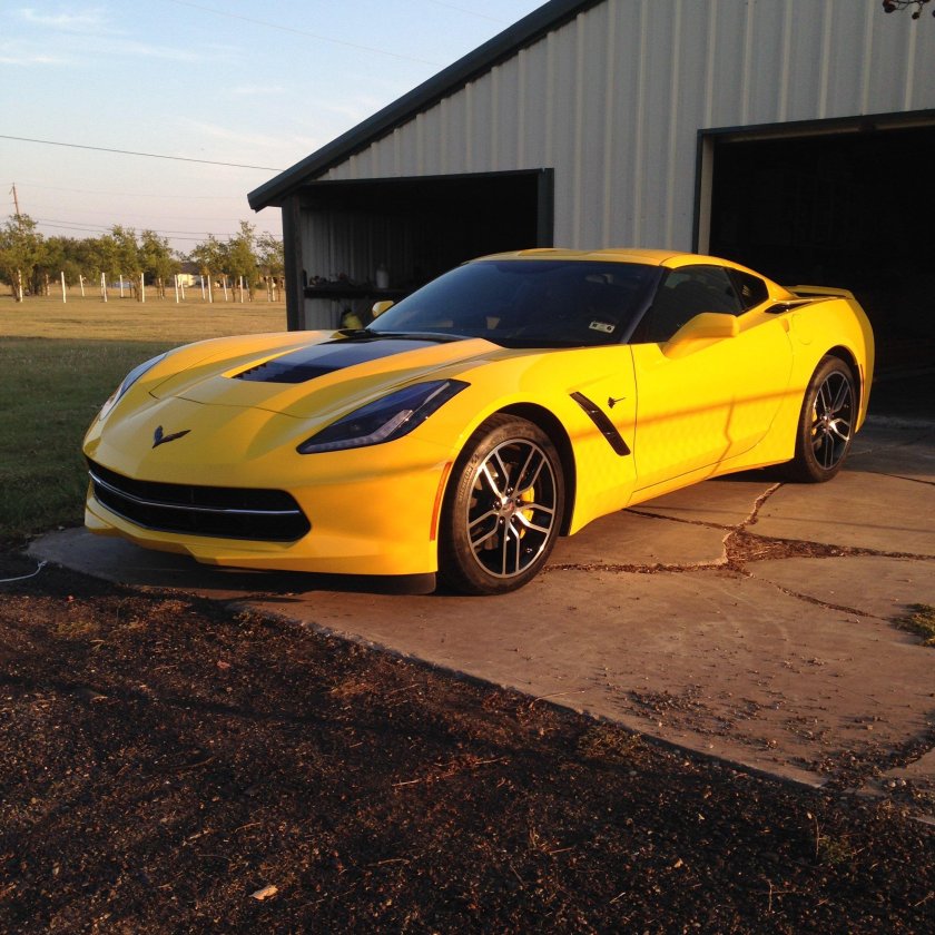 Chevrolet Corvette c2 Stingray Yellow
