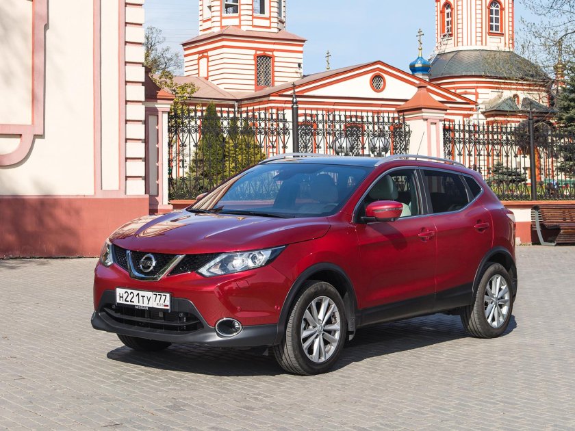 Nissan Qashqai 2017 красный