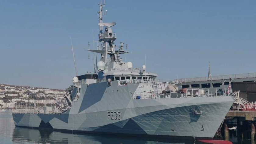 HMS Tamar патрульный корабль