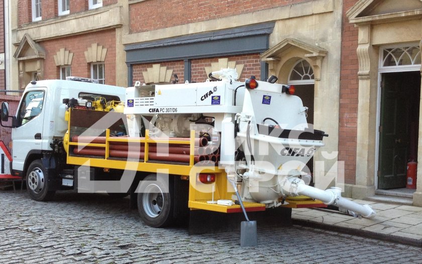 КАМАЗ бетононасос линейный