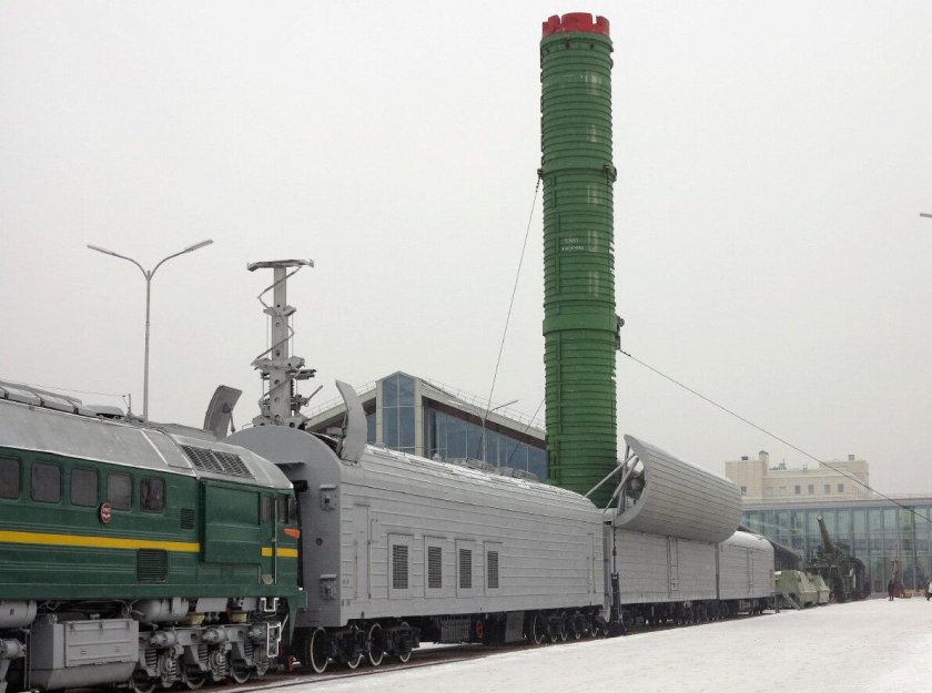 Баргузин комплекс ракетный Железнодорожный