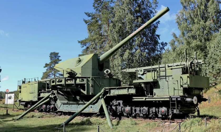 180-Мм Железнодорожная артустановка ТМ-1-180