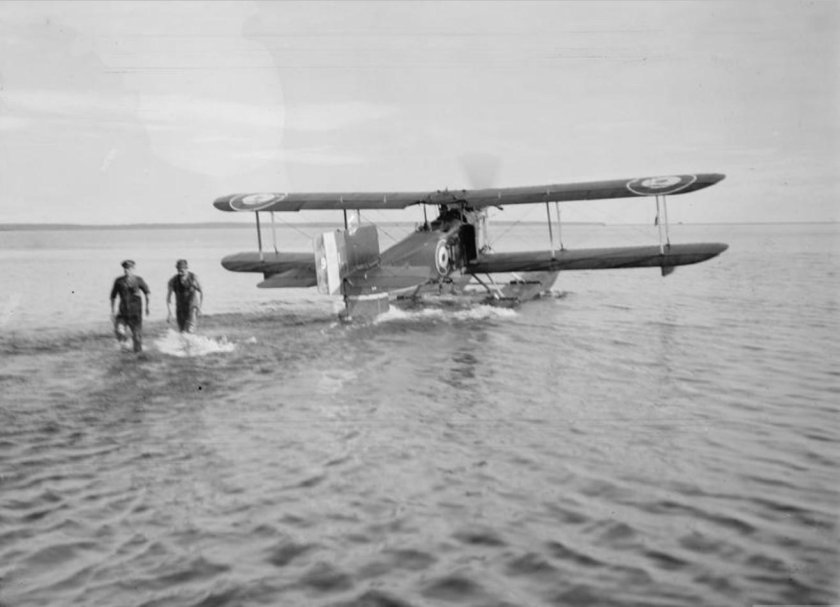 Английский гидросамолет «шорт-184» на Онежском озере. 1919 Год.