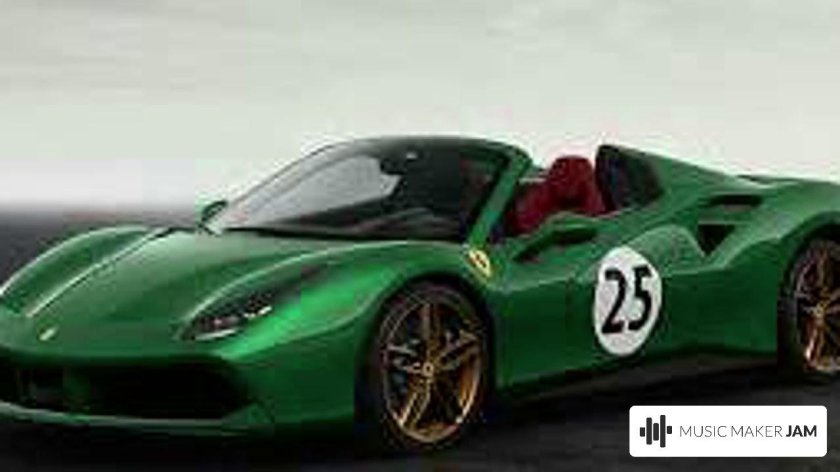 Зелёная Феррари Энзо