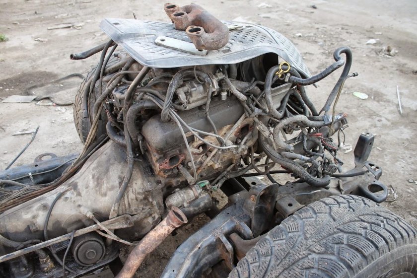 Двигатель Шевроле блейзер 4.3