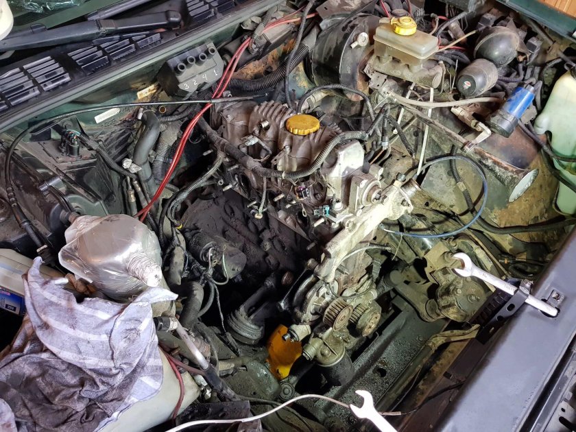 Замена двигателя